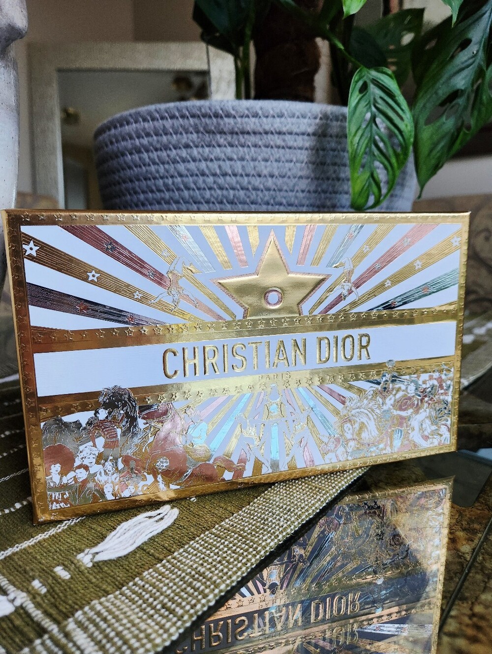 Dior Circus 2025 Gold And White Storage Box Holiday Edition